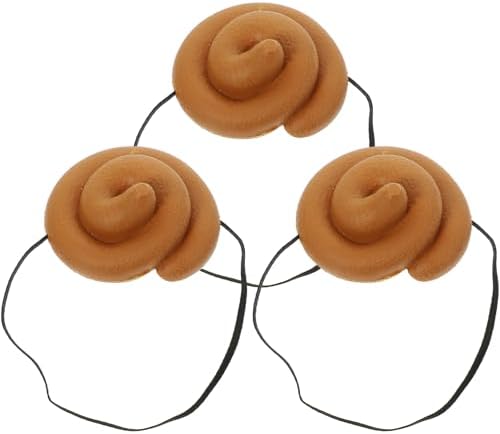 Wakauto 3 Pack Funny Poop Hats for Kids and Adults