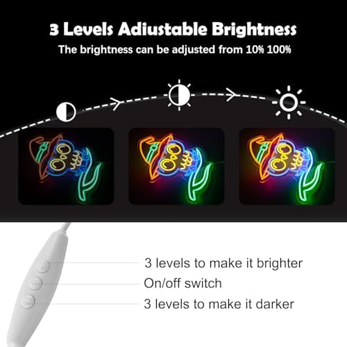 GleamNeon Owl Neon Sign - Magical Decor for Parties and Rooms