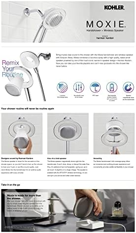 KOHLER Handheld Shower Head with Bluetooth Speaker