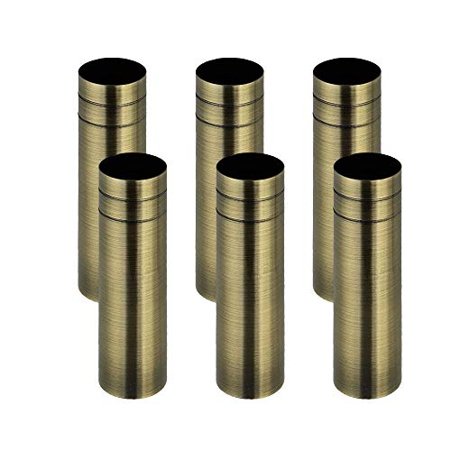 BQLZR Double Line Chandelier Candle Light Cover Sleeves Pack of 6