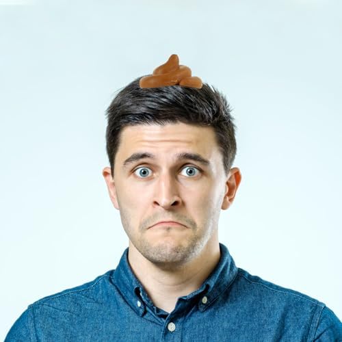 Wakauto 3 Pack Funny Poop Hats for Kids and Adults