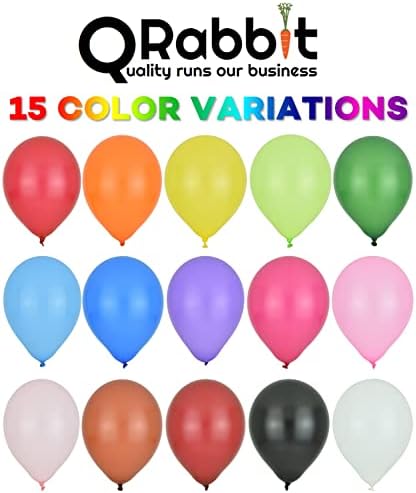 QRabbit 120 Pack 12 Inch Decorative Balloons