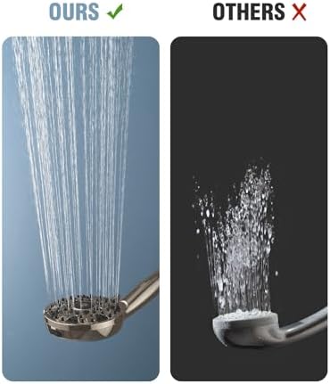 Diiwet Handheld Showerhead 7 Settings Power Wash
