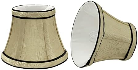 Aspen Creative Bell Clip-On Lamp Shade Set of 2 Ivory 1
