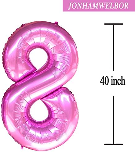 Sweet 18 Pink Balloons 40 Inch for 18th Birthday Party Decorations