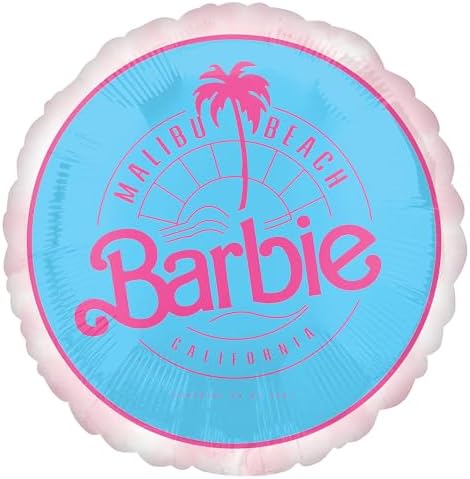 Barbie Birthday Foil Balloon Decorations Set