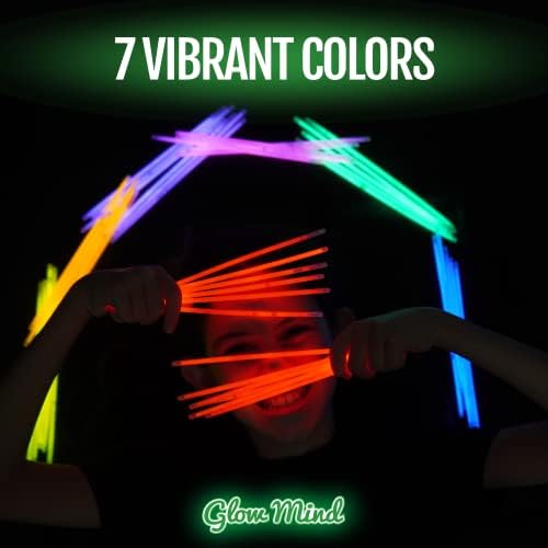 500 Ultra Bright Glow Sticks - Halloween Party Supplies Pack