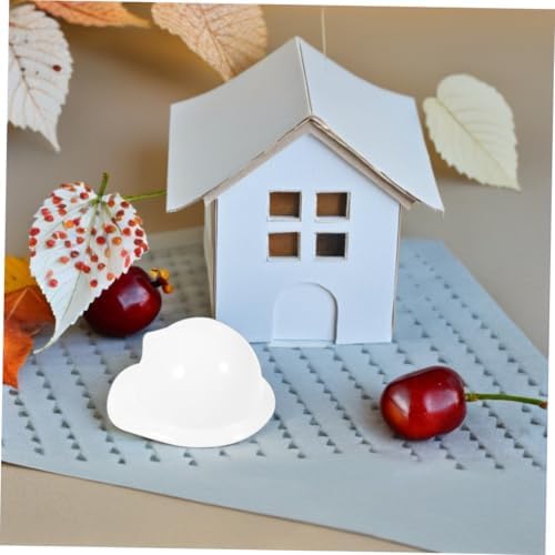 Cabilock 40Pcs Mini Construction Hats for Dolls