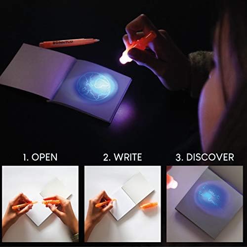 BONNYCO Invisible Ink Pen and Notebook Set