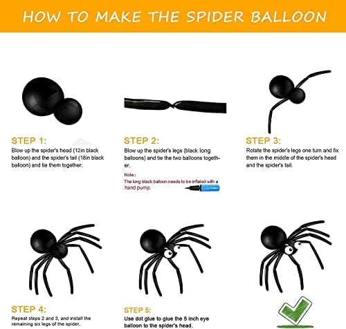 Halloween Balloons Garland Arch Kit DIY Decorations