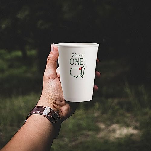 Golf Party Cups 20 Pack 9oz Hole in One First Birthday