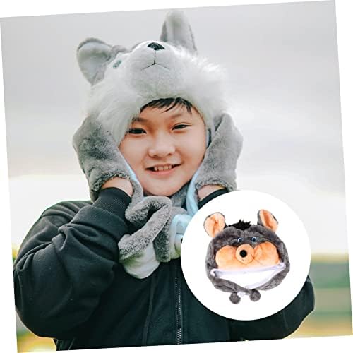 PRETYZOOM Funny Plush Animal Party Hat for Costume Photo Prop
