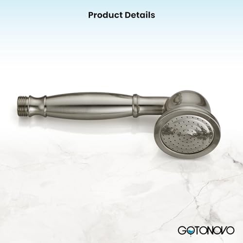 Gotonovo Handheld Shower Head with High Pressure and Removable Design