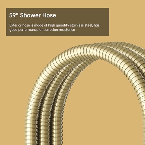 BESy Brass 2 In 1 Handheld Shower Head Set