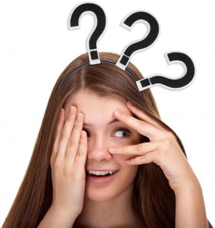 STOBOK Question Mark Headband Party Hat