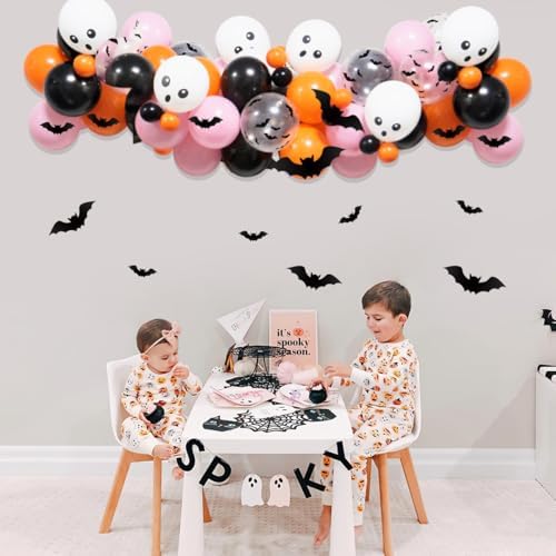 100Pcs Halloween Balloon Arch Garland Kit for Girls Party Decorations