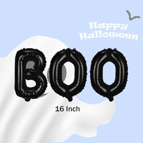 Halloween Balloon Kit 9 Pcs Ghost Bat BOO Decorations