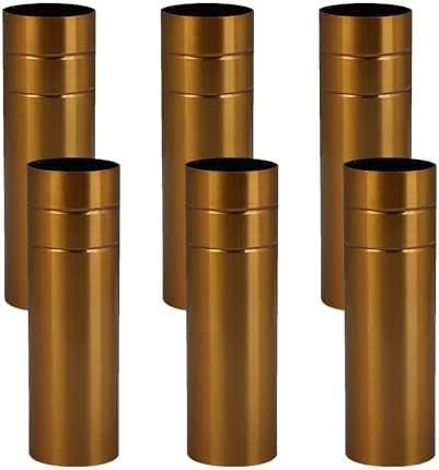 RDEXP Chandelier Candle Covers Set of 6 Gold Bronze