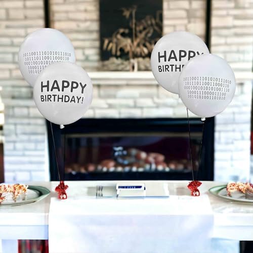 Coding Balloons 12 Count Birthday Decorations