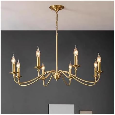 Modern Golden Candle Style Pendant Light 1