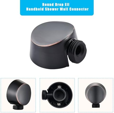 YAZIYIR A725ORB Round Drop Ell Handheld Shower Wall Connector