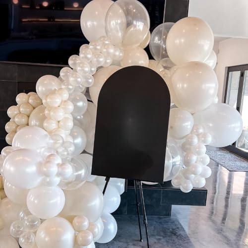 White Balloons 55PCS 12 Inch Pearl Wedding Decor Set