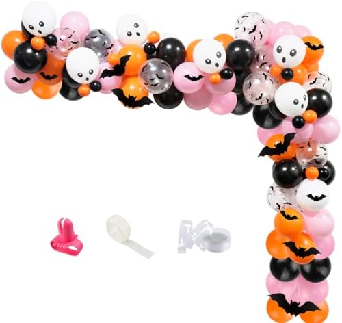 100Pcs Halloween Balloon Arch Garland Kit for Girls Party Decorations