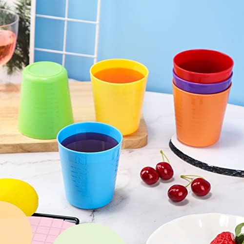 Eccliy 72 Pack Kids Reusable Cups 8 Oz Bulk
