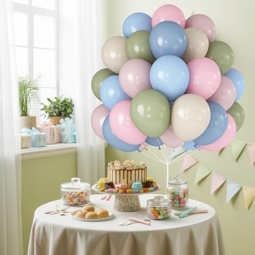 60PCS 12inch Pastel Balloons for Decorations