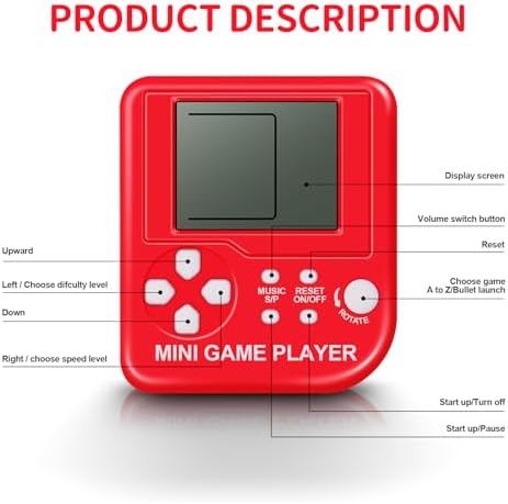 24Pcs Video Game Keychain Party Favors for Kids