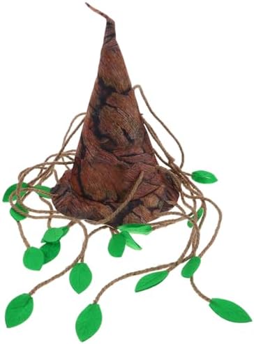 Unique Cosplay Tree Hat with Leaves Tassel for Halloween Parties