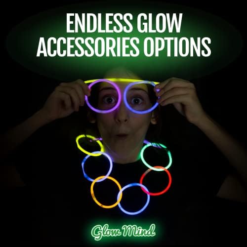 500 Ultra Bright Glow Sticks - Halloween Party Supplies Pack