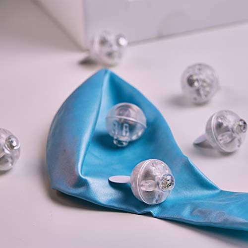 Aogist 100Pcs Multicolor Balloon Lights with Hook