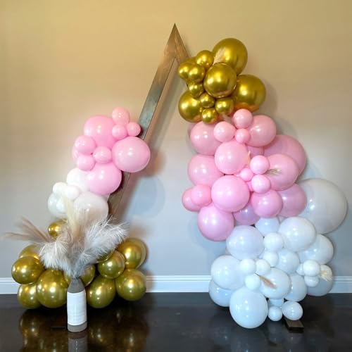 Zingnify Pastel Pink Balloons 150 Pcs Set