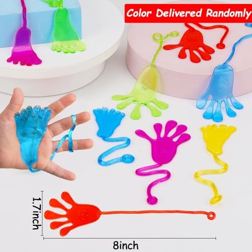 24pcs Sticky Hands Feet Party Favor Pack