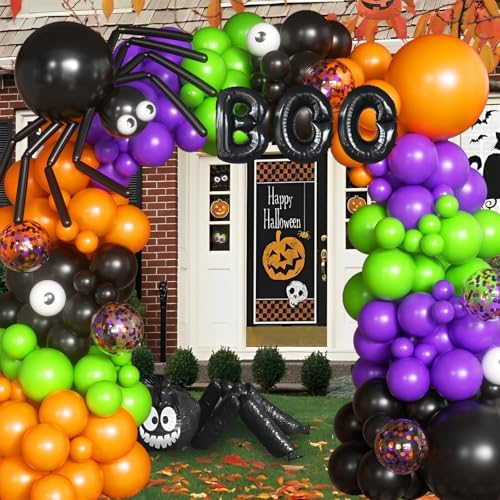 116Pcs Halloween Balloons Decor Kit