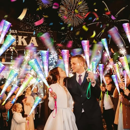 120PCS Glow Fiber Optic Sticks LED Light Wands