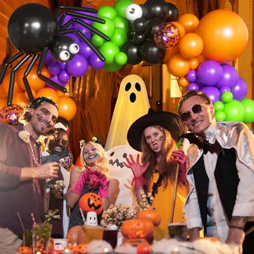 116Pcs Halloween Balloons Decor Kit