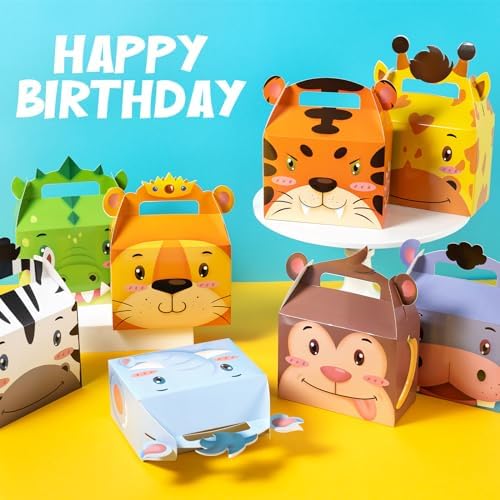 Jungle Safari Party Favors Set 92 PCS for Kids Birthday Gifts