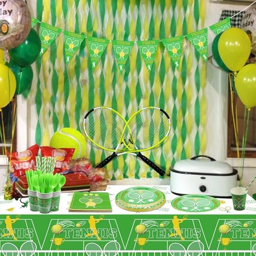 Tennis Themed Party Decor Set for 20 Guests