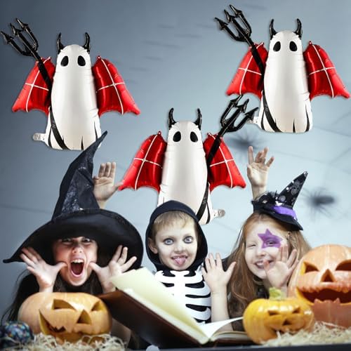 3 Pcs Spooky Halloween Foil Balloons Party Decorations