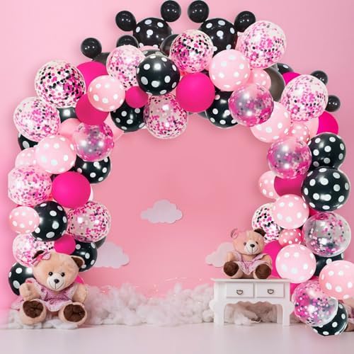117 Pcs Mouse Themed Balloons Garland Kit