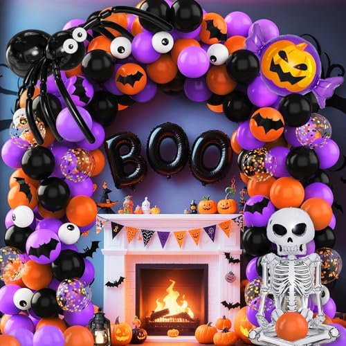 Garma Halloween Balloons Garland Arch Kit 129pcs
