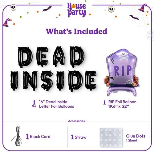 HOUSE OF PARTY Halloween Foil Balloon Set 22 Inch Decorations