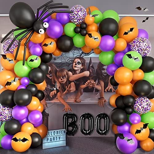 Halloween Balloons Garland Arch Kit DIY Decorations