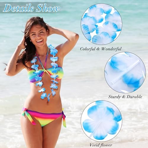 Fovths 500 Piece Hawaiian Lei Garland Set