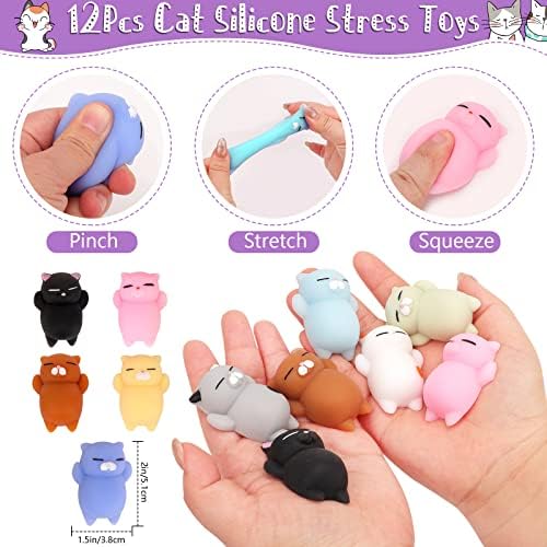 122Pcs Cat Party Favors for Kids - Birthday Supplies