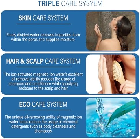 POSEION BT100 MS Filtered Shower Head Handheld High Pressure Ultrafine Stream Spa-Like Comfort