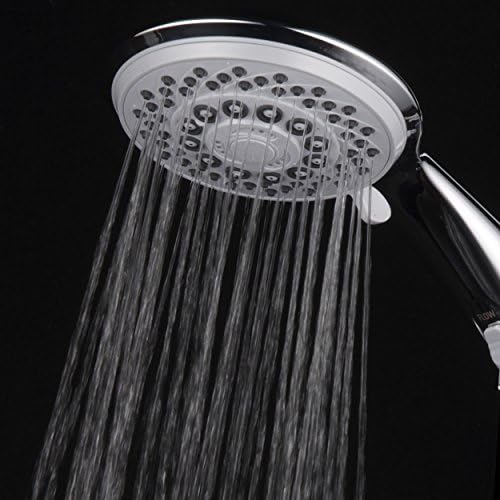 Hotel Spa 7-Setting Handheld Shower Head with Chrome Finish