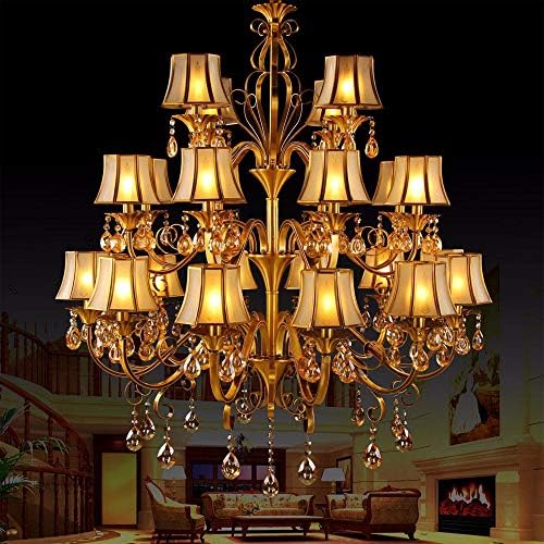 RDEXP Chandelier Candle Covers Set of 6 Gold Bronze